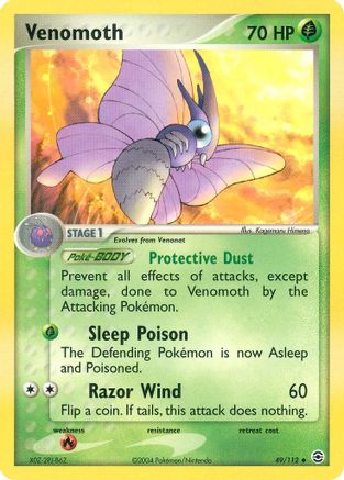 Venomoth/112 - FireRed & LeafGreen