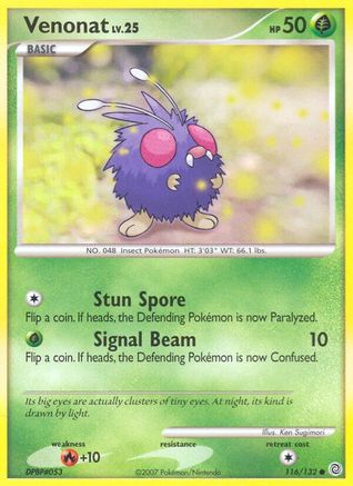 Venonat/132 - Secret Wonders Reverse Holofoil