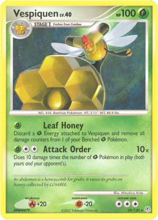 Vespiquen/130 - Diamond and Pearl Reverse Holofoil