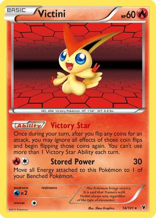 Victini (14)/101 - Noble Victories Reverse Holofoil