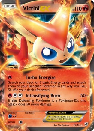 Victini EX/135 - Plasma Storm Holofoil
