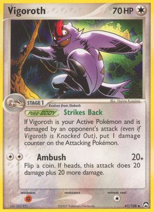 Vigoroth/108 - Power Keepers Reverse Holofoil
