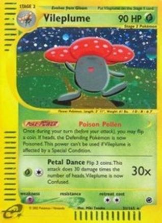 Vileplume (31)/165 - Expedition Reverse Holofoil