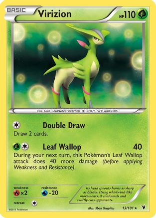 Virizion/101 - Noble Victories Reverse Holofoil