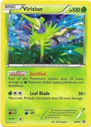 Virizion - BW70/101 - Black and White Promos Holofoil