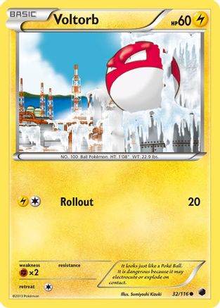 Voltorb/116 - Plasma Freeze Reverse Holofoil