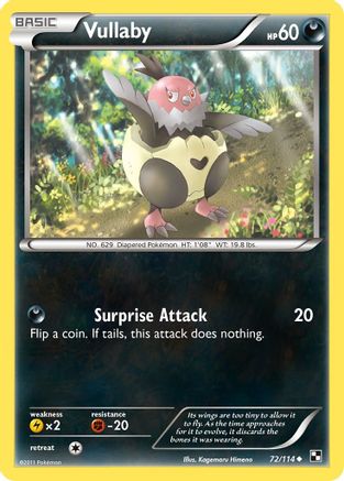 Vullaby/114 - Black and White Reverse Holofoil