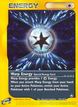 Warp Energy/147 - Aquapolis Reverse Holofoil