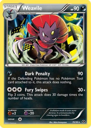 Weavile/99 - Next Destinies Reverse Holofoil