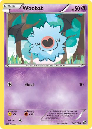 Woobat/114 - Black and White