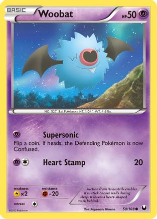 Woobat/108 - Dark Explorers Reverse Holofoil