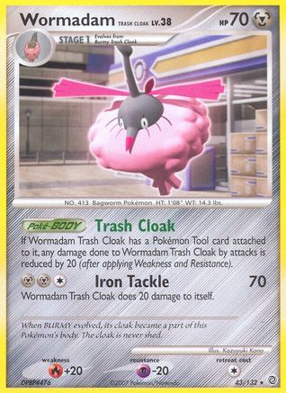 Wormadam Trash Cloak/132 - Secret Wonders Reverse Holofoil