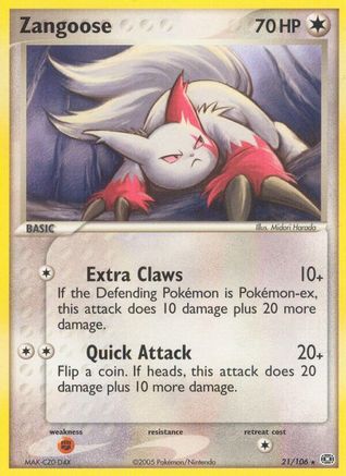 Zangoose/106 - Emerald