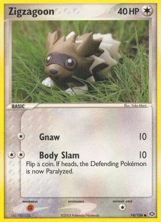 Zigzagoon/106 - Emerald