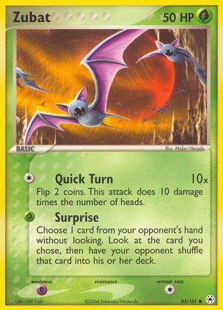 Zubat/101 - Hidden Legends Reverse Holofoil