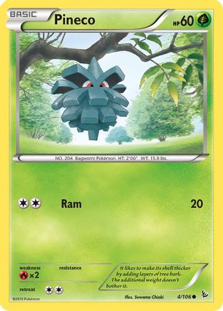 Pineco 4/106 - XY Flashfire