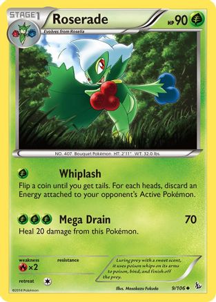 Roserade 9/106 - XY Flashfire Reverse Holofoil