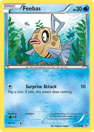 Feebas 22/106 - XY Flashfire