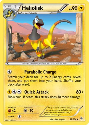Heliolisk 37/106 - XY Flashfire