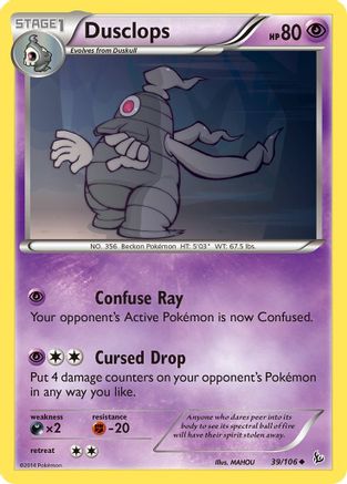 Dusclops 39/106 - XY Flashfire