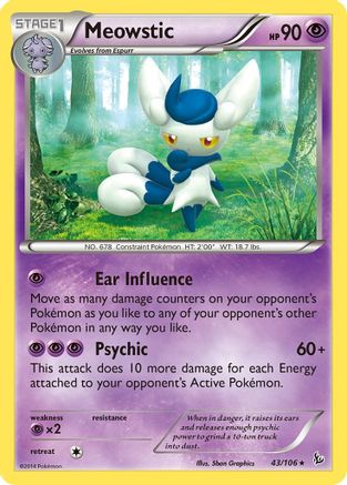 Meowstic 43/106 - XY Flashfire