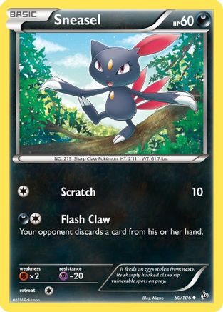 Sneasel (50) 50/106 - XY Flashfire