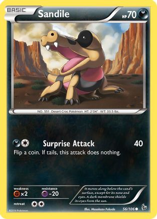 Sandile 56/106 - XY Flashfire