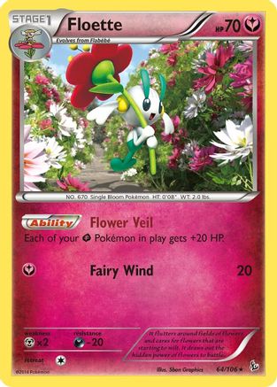 Floette (64) 64/106 - XY Flashfire Reverse Holofoil