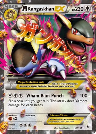 M Kangaskhan EX 79/106 - XY Flashfire Holofoil