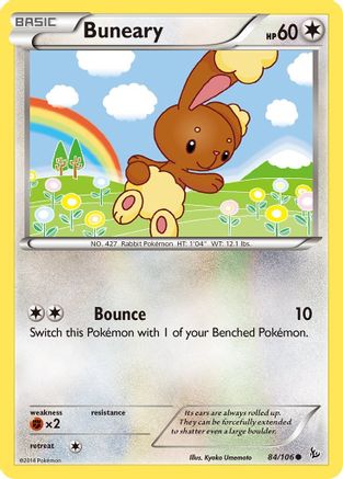Buneary 84/106 - XY Flashfire