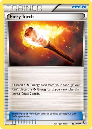 Fiery Torch 89/106 - XY Flashfire