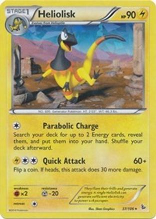 Heliolisk - 37/106 (XY Flashfire) - Deck Exclusives Holofoil