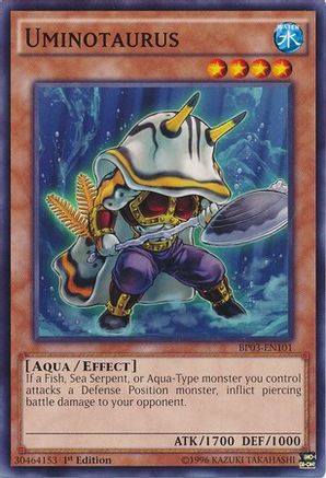 Uminotaurus (BP03-EN101) - Battle Pack 3: Monster League 1st Edition