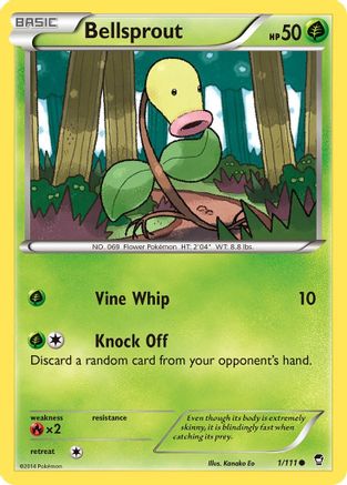 Bellsprout 1/111 - XY Furious Fists Reverse Holofoil