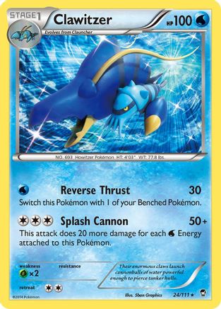 Clawitzer 24/111 - XY Furious Fists
