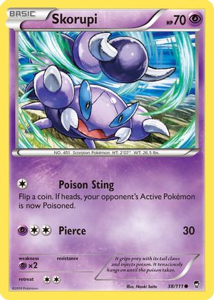 Skorupi 38/111 - XY Furious Fists