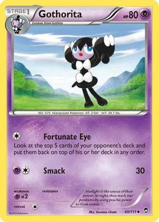 Gothorita 40/111 - XY Furious Fists Reverse Holofoil