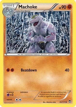 Machoke 45/111 - XY Furious Fists Reverse Holofoil