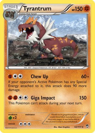 Tyrantrum 62/111 - XY Furious Fists