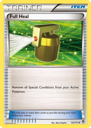 Full Heal 93/111 - XY Furious Fists