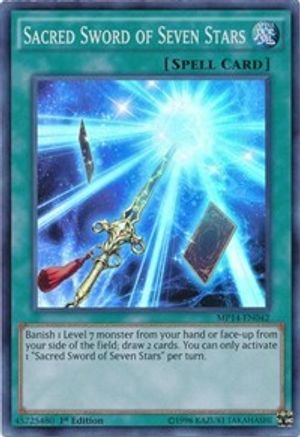 Sacred Sword of Seven Stars (MP14-EN042) - 2014 Mega-Tins Mega Pack 1st Edition