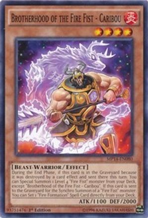 Brotherhood of the Fire Fist - Caribou (MP14-EN080) - 2014 Mega-Tins Mega Pack Unlimited