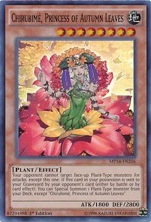 Chirubime, Princess of Autumn Leaves (MP14-EN216) - 2014 Mega-Tins Mega Pack 1st Edition