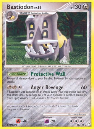 Bastiodon/123 - Mysterious Treasures Reverse Holofoil