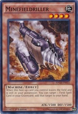 Minefieldriller (SDGR-EN015) - Structure Deck: Geargia Rampage 1st Edition