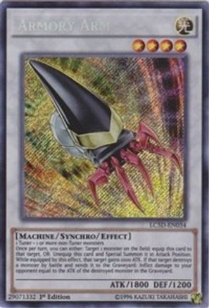Armory Arm (LC5D-EN034) - Legendary Collection 5D's 1st Edition