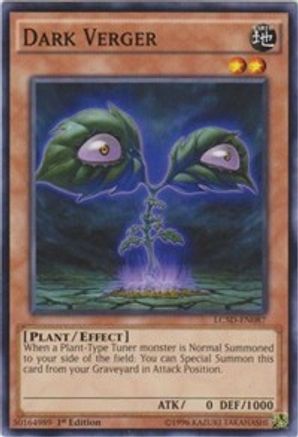 Dark Verger (LC5D-EN087) - Legendary Collection 5D's 1st Edition