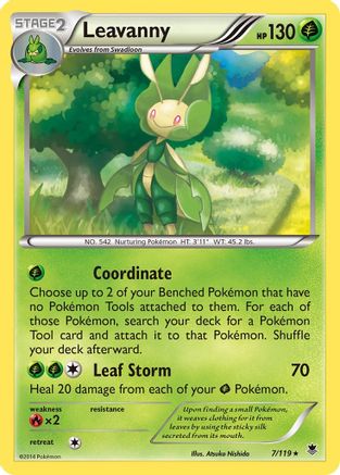 Leavanny 7/119 - XY Phantom Forces