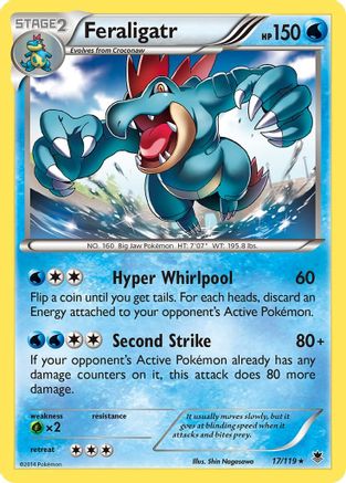Feraligatr 17/119 - XY Phantom Forces Holofoil