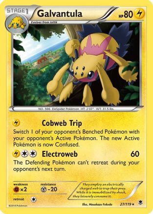 Galvantula/119 - XY Phantom Forces Reverse Holofoil